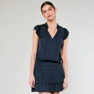 Current Air Zoey Jacquard Pleated Mini Dress Size S